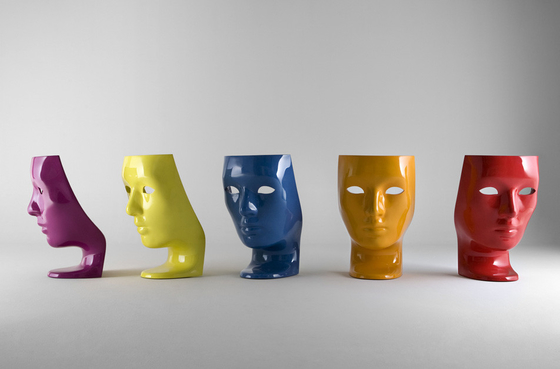 中国 人間の顔のガラス繊維のNemoのマスクの椅子の装飾的な機能92 * 94 * 134cm サプライヤー