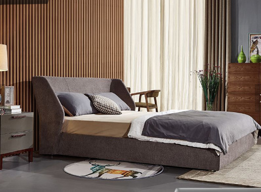 中国 耐久の倍によって装飾されるベッド、家の家具の生地のベッド フレームの一般使用 サプライヤー