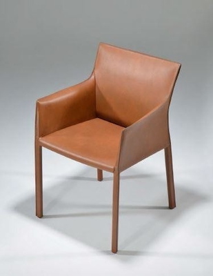 中国 ステンレス鋼フレーム上の革が付いている椅子を食事するジナのガラス繊維 サプライヤー