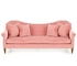 余暇のホテルの家具のピンクの生地のソファー、通常のサイズのホテルの部屋のソファー サプライヤー