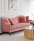 余暇のホテルの家具のピンクの生地のソファー、通常のサイズのホテルの部屋のソファー サプライヤー