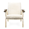 居間のIngmarのラウンジ チェア、シャンペンの金のフィートが付いている現代家具の椅子 サプライヤー