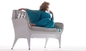 レプリカのShowtime Poltronaの椅子のガラス繊維の腕の椅子の家具、青い白 サプライヤー