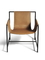 Mingの中心の容易なガラス繊維の腕の椅子によって日焼けさせる革材料50*48*73cm サプライヤー