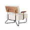 家具製造販売業のガラス繊維の腕の椅子QTの椅子の粉の上塗を施してある鉄骨フレーム サプライヤー