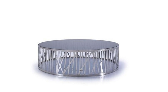 中国 金属の足のガラス中心のテーブルの灰色の円形のモダンなデザイン1400 * 700 * 350mm SGS サプライヤー