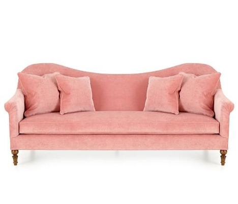 中国 余暇のホテルの家具のピンクの生地のソファー、通常のサイズのホテルの部屋のソファー サプライヤー