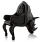 商業ガラス繊維のサイの椅子/ソファーの家の家具の動物の形の黒 サプライヤー