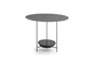 様式のパンナ・コッタの簡単なテーブルは、低音の設計金属の側面ステンレス鋼の足を台に置きます サプライヤー