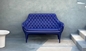 レプリカのShowtime Poltronaの椅子のガラス繊維の腕の椅子の家具、青い白 サプライヤー